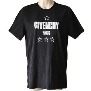 *Altered* Givenchy Paris Cotton Short Sleeve T-shirt M Black White